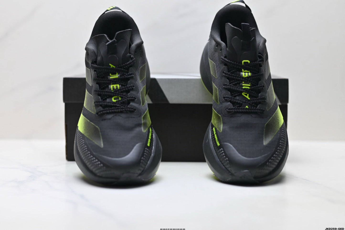 Adidas K81801550 Men's Running Shoes #4 - Black/Green - image 12