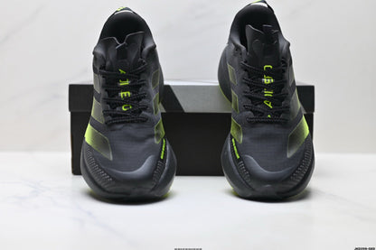 Adidas K81801550 Men's Running Shoes #4 - Black/Green - image 12