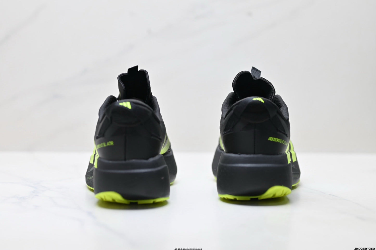 Adidas K81801550 Men's Running Shoes #4 - Black/Green - image 13