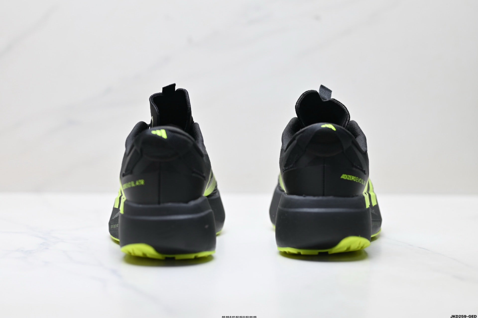 Adidas K81801550 Men's Running Shoes #4 - Black/Green - image 13