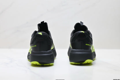 Adidas K81801550 Men's Running Shoes #4 - Black/Green - image 13