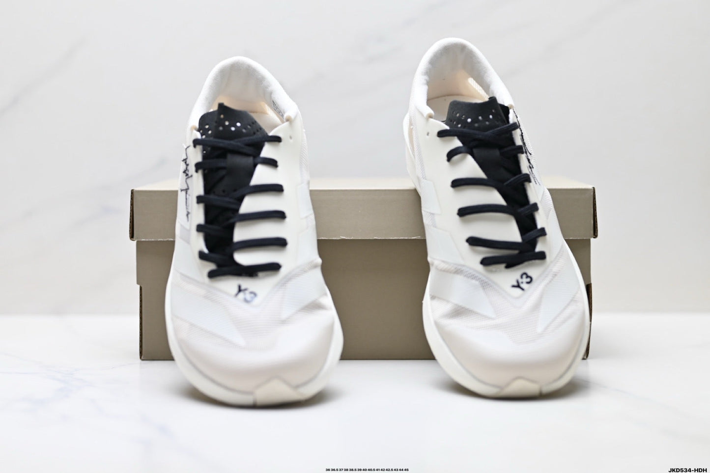Adidas K81801550 Unisex Running Shoes #5 - White/Black - image 2