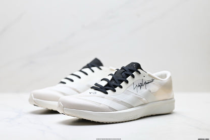 Adidas K81801550 Unisex Running Shoes #5 - White/Black - image 5