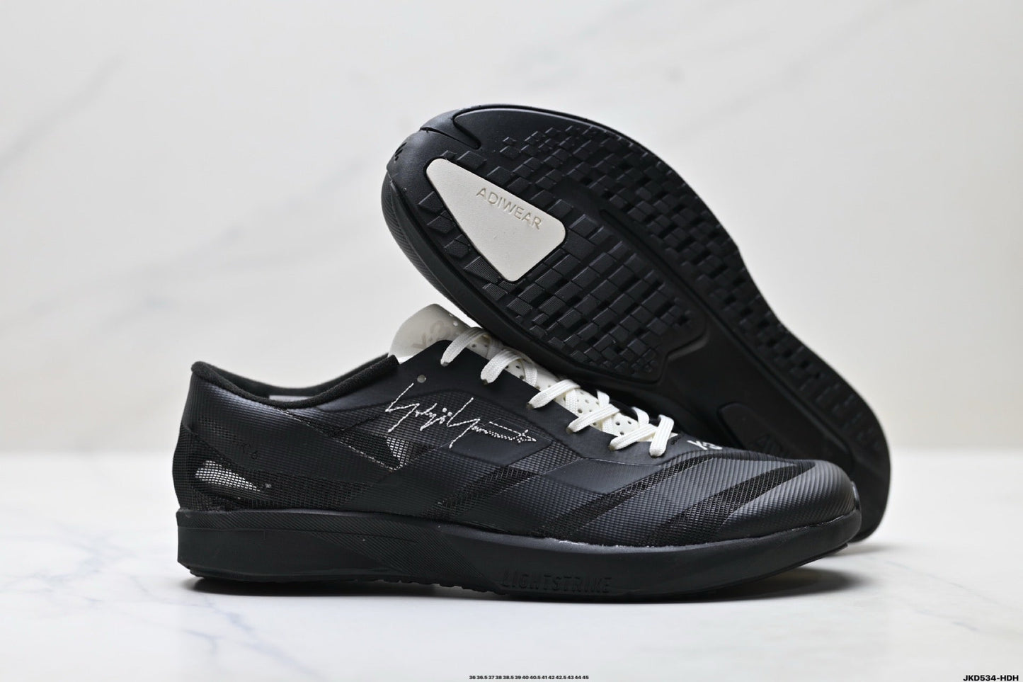 Adidas K81801550 Unisex Running Shoes #5 - Black/White - image 9