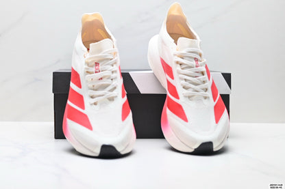 Adidas K81801550 Unisex Running Shoes #4 - White/Red - image 2