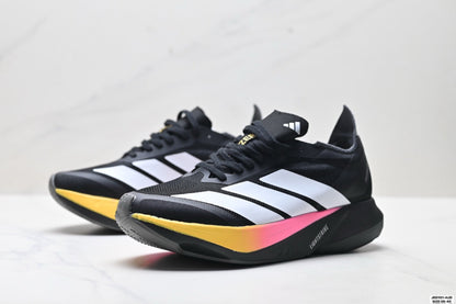 Adidas K81801550 Unisex Running Shoes #4 - Black/Pink/Yellow #1 - image 10