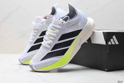 Adidas K81801550 Unisex Running Shoes #4 - Black/Pink/Yellow #1 - image 11