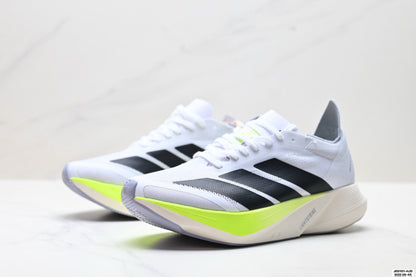 Adidas K81801550 Unisex Running Shoes #4 - White/Neon Yellow - image 15