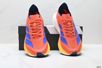 Adidas K81801550 Unisex Running Shoes #4 - Orange/Blue - image 17