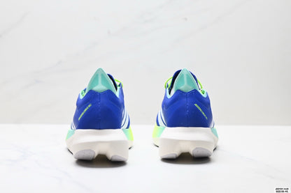 Adidas K81801550 Unisex Running Shoes #4 - Blue/Neon Green - image 33