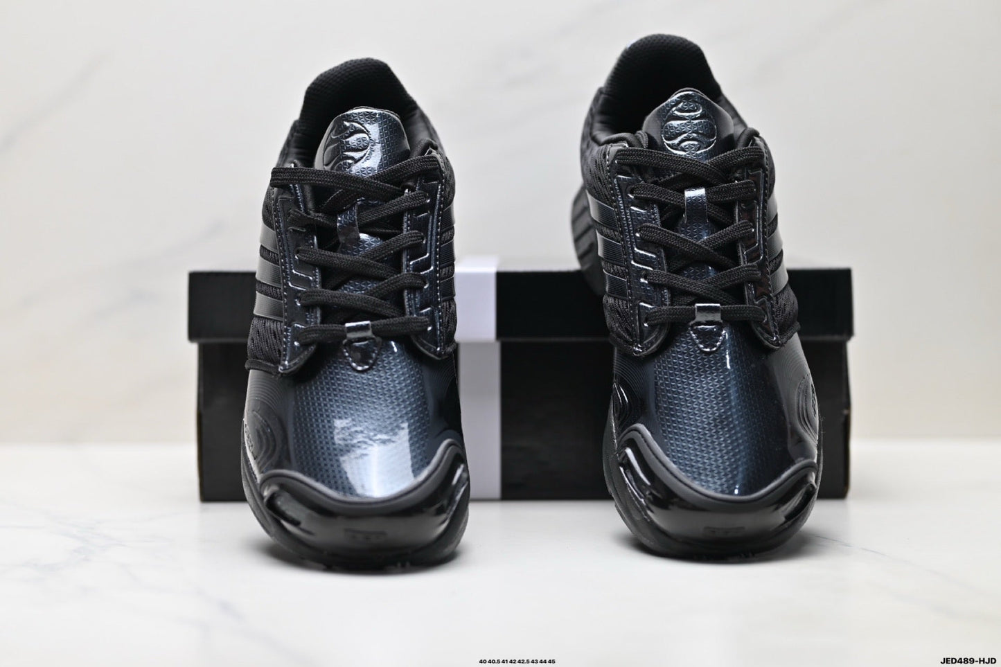 Adidas K81801550 Men's Running Shoes #2 - Black/Silver #1 - image 2