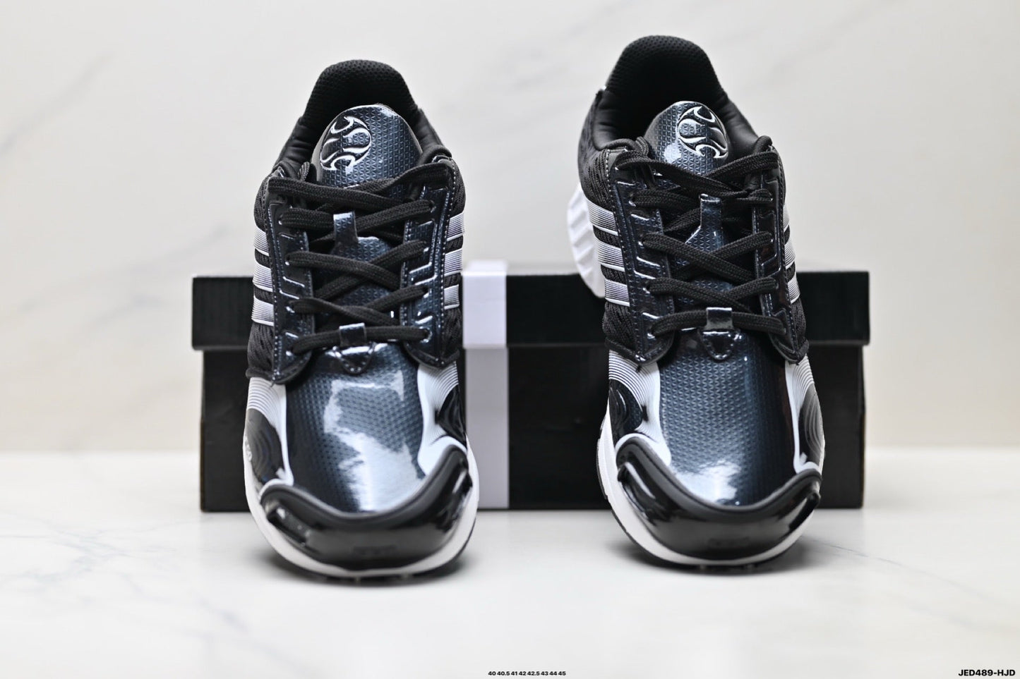 Adidas K81801550 Men's Running Shoes #2 - Black/Silver #2 - image 7