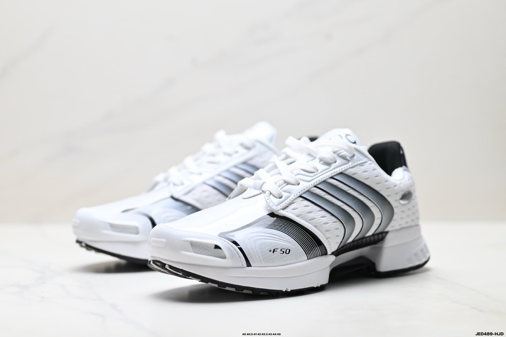 Adidas K81801550 Men's Running Shoes #2 - White/Black - image 15