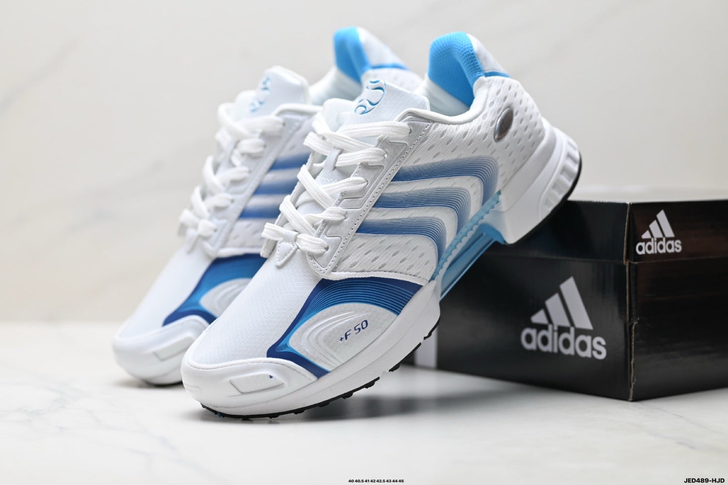 Adidas K81801550 Men's Running Shoes #2 - White/Black - image 16