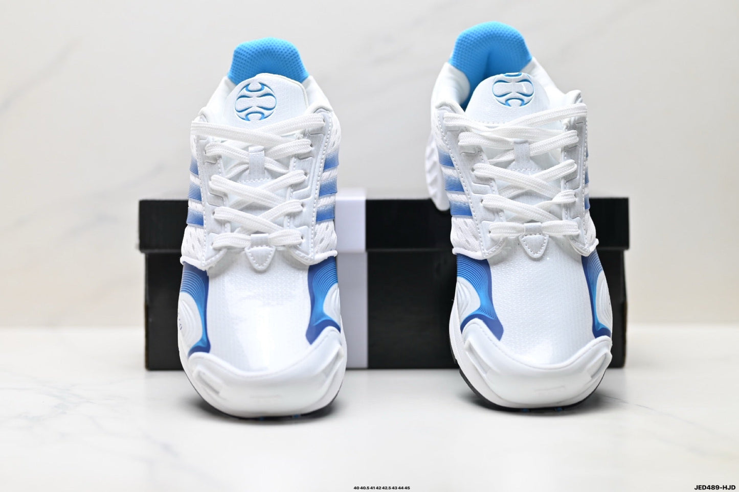 Adidas K81801550 Men's Running Shoes #2 - White/Blue - image 17