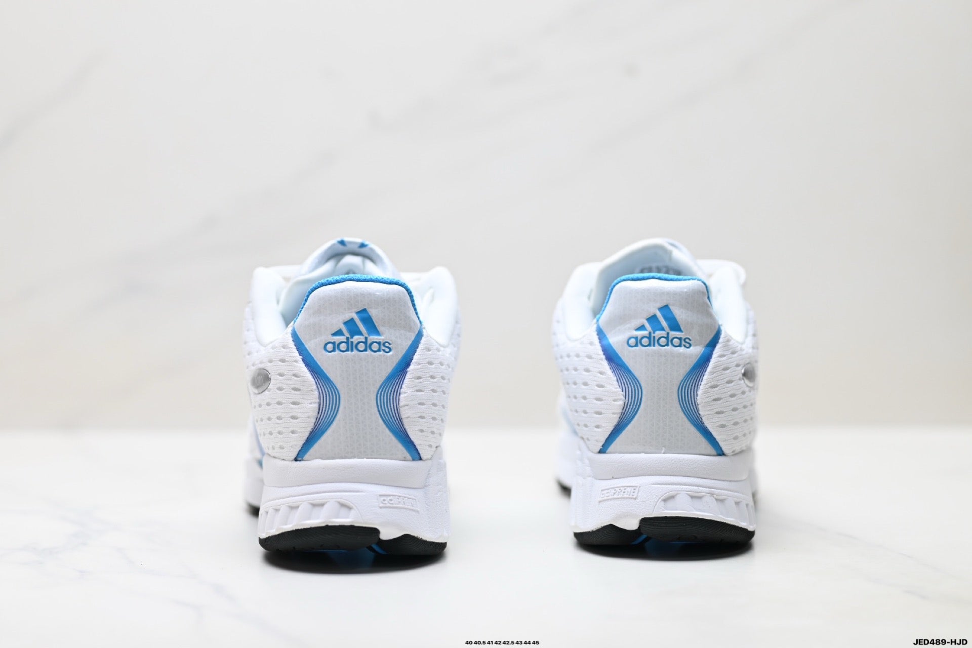 Adidas K81801550 Men's Running Shoes #2 - White/Blue - image 18