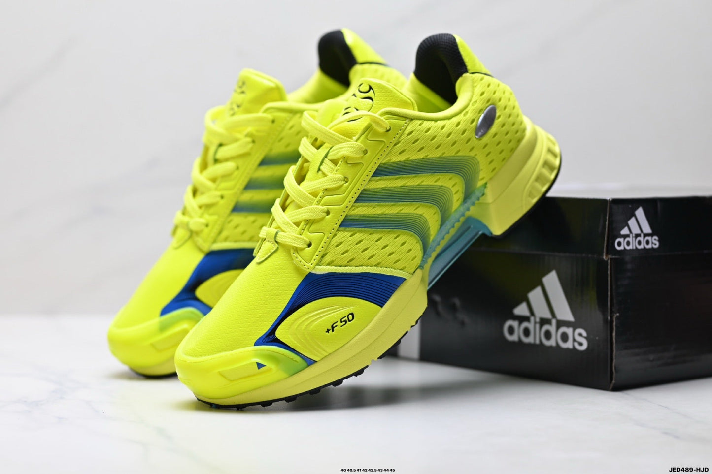 Adidas K81801550 Men's Running Shoes #2 - White/Blue - image 21
