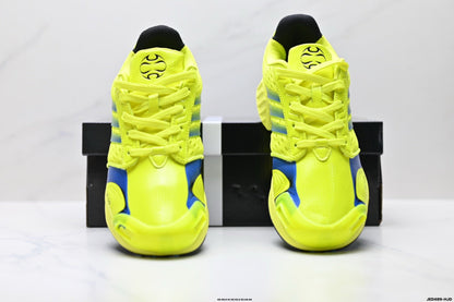 Adidas K81801550 Men's Running Shoes #2 - Neon Yellow/Blue - image 22