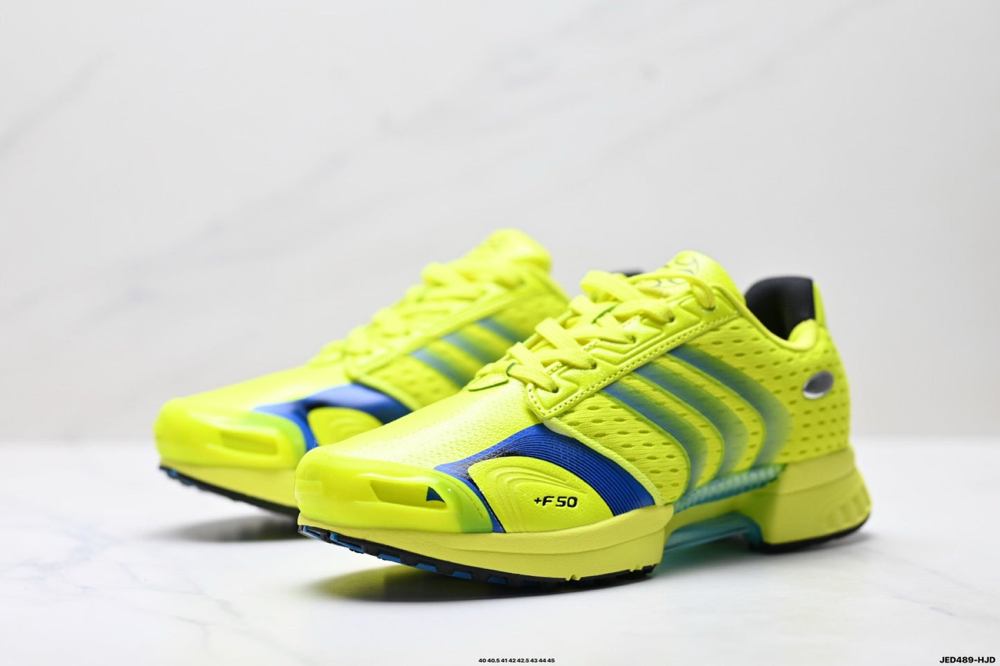 Adidas K81801550 Men's Running Shoes #2 - Neon Yellow/Blue - image 25