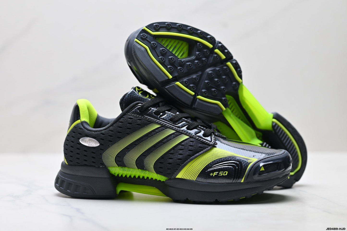 Adidas K81801550 Men's Running Shoes #2 - Black/Neon Yellow - image 29