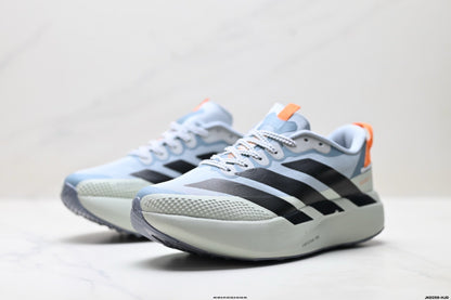Adidas K81801550 Men's Running Shoes #3 - Light Grey/Orange - image 5