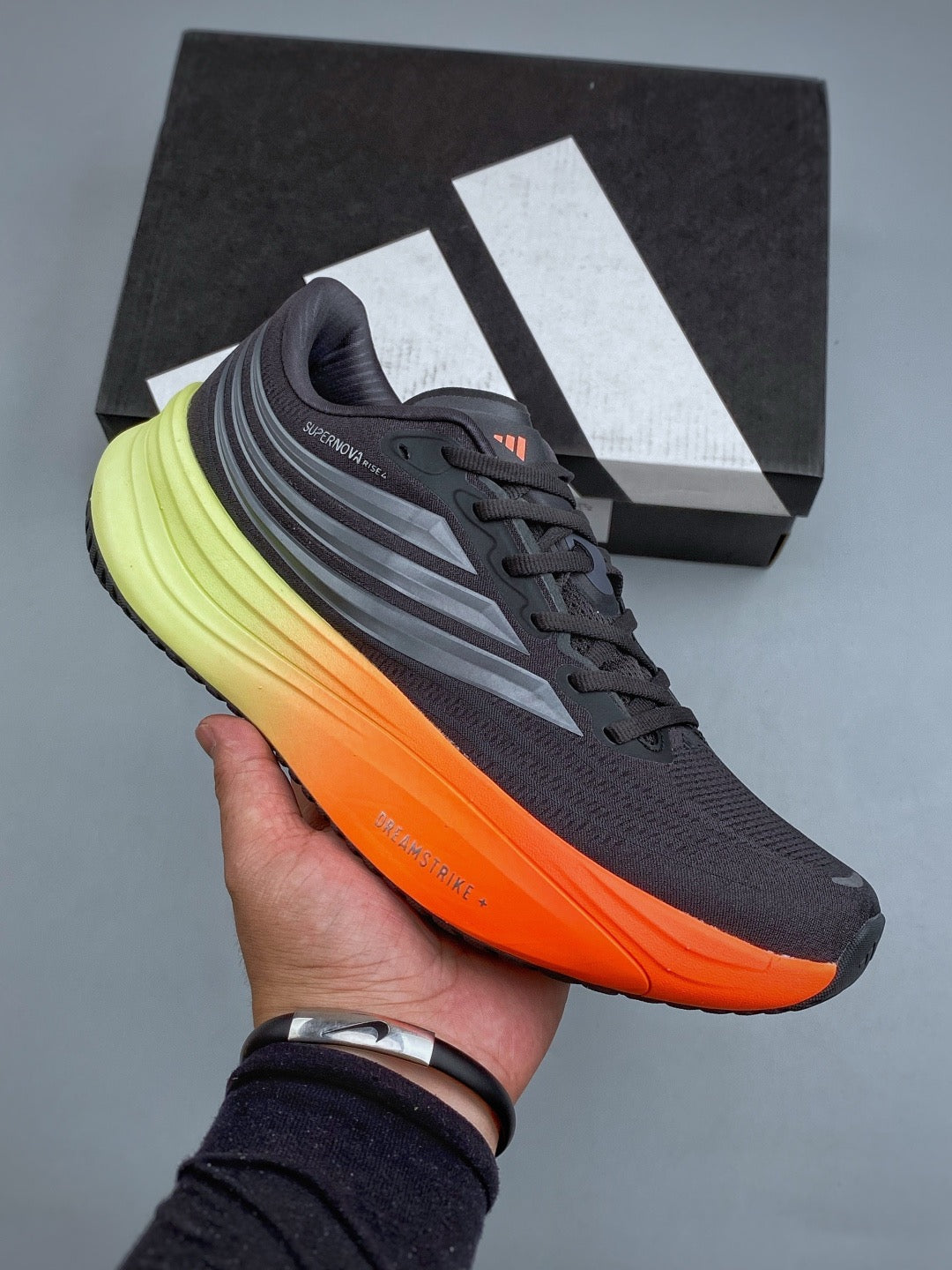 Adidas FF8801550 Men's Running Shoes - Black/Orange - image 11