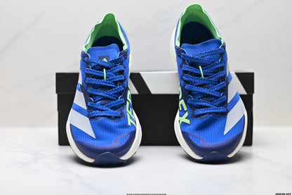 Adidas K81801550 Unisex Running Shoes #2 - Blue/Green - image 2