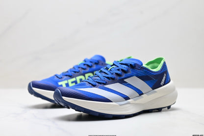 Adidas K81801550 Unisex Running Shoes #2 - Blue/Green - image 5