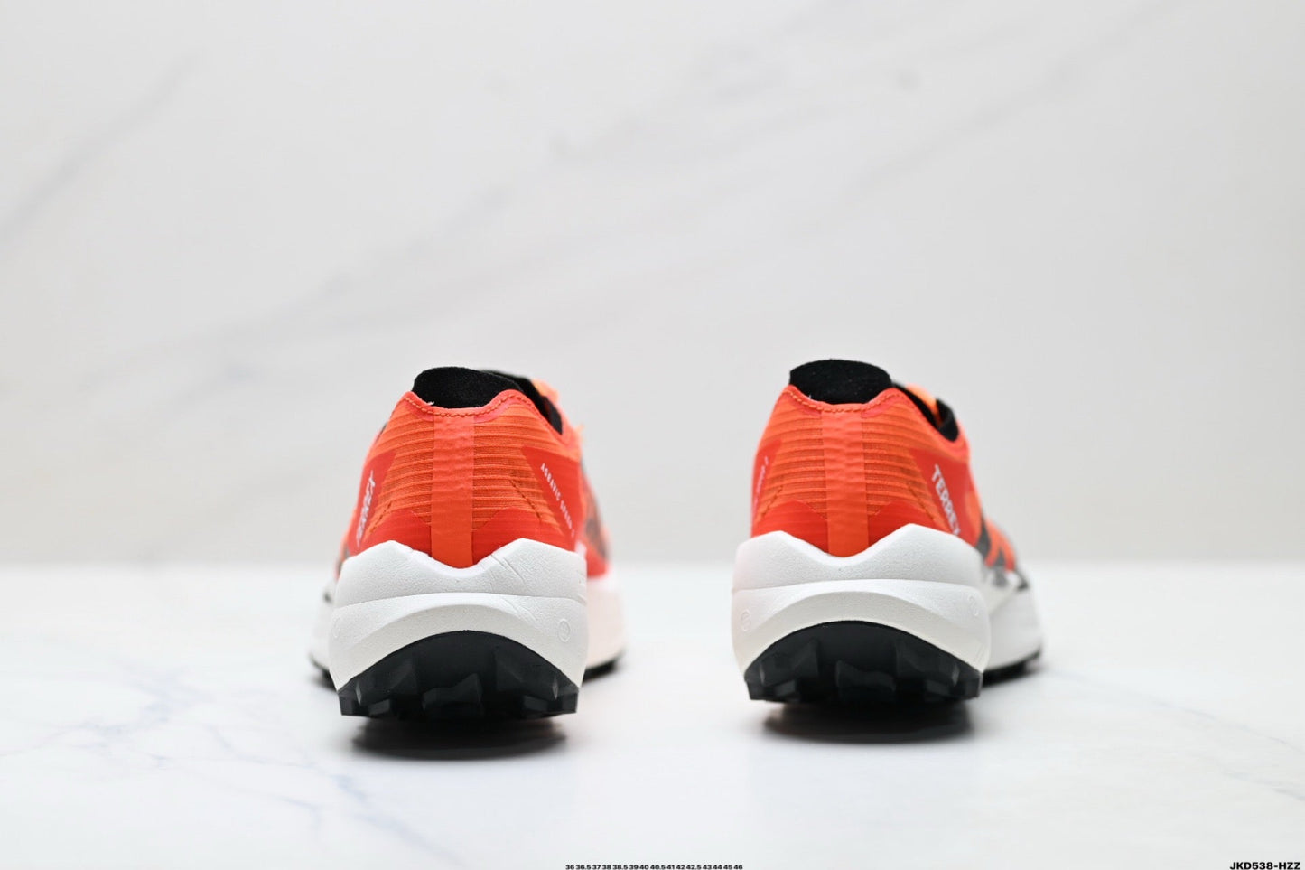Adidas K81801550 Unisex Running Shoes #2 - Orange/Black - image 8