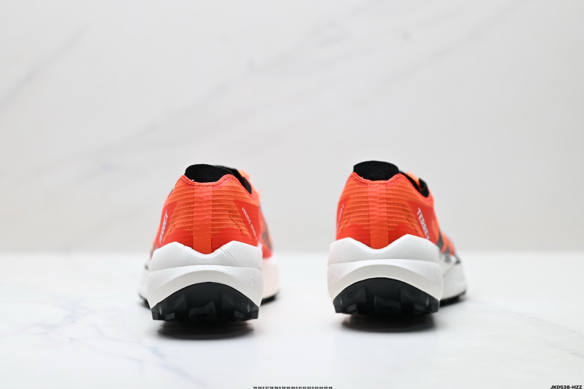 Adidas K81801550 Unisex Running Shoes #2 - Orange/Black - image 8