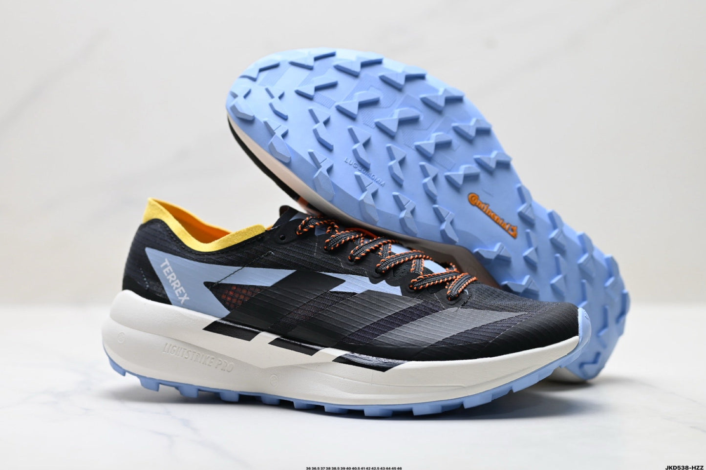 Adidas K81801550 Unisex Running Shoes #2 - Black/Orange/Purple - image 19