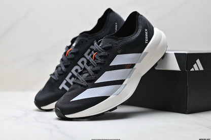 Adidas K81801550 Unisex Running Shoes #2 - Black/Orange/Purple - image 21