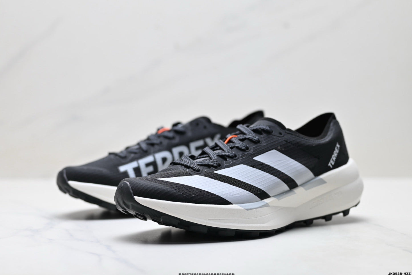 Adidas K81801550 Unisex Running Shoes #2 - Black/White/Red - image 25