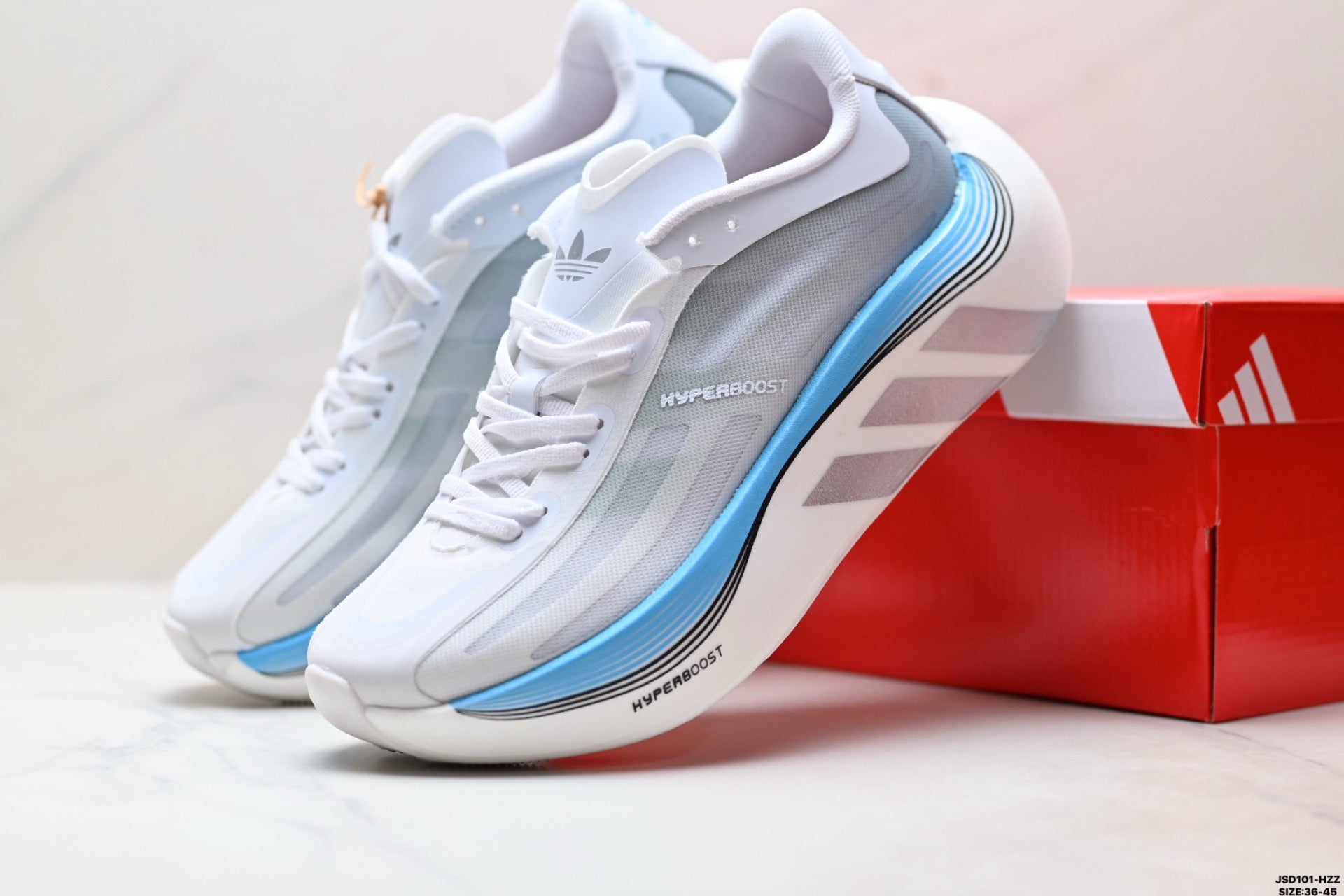 Adidas K81801850 Unisex Running Shoes - White/Mint - image 6