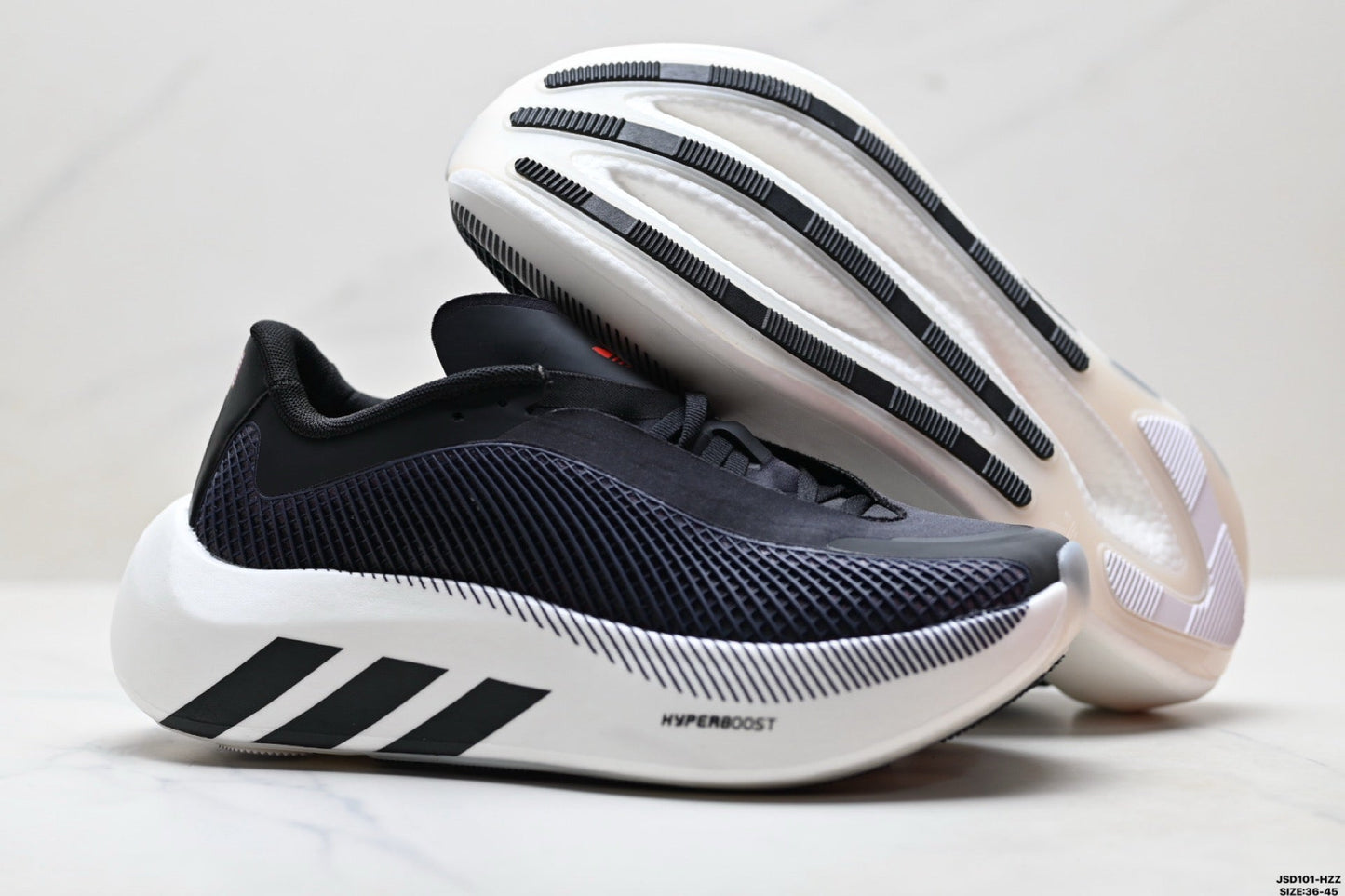 Adidas K81801850 Unisex Running Shoes - Black/Grey/Red - image 24