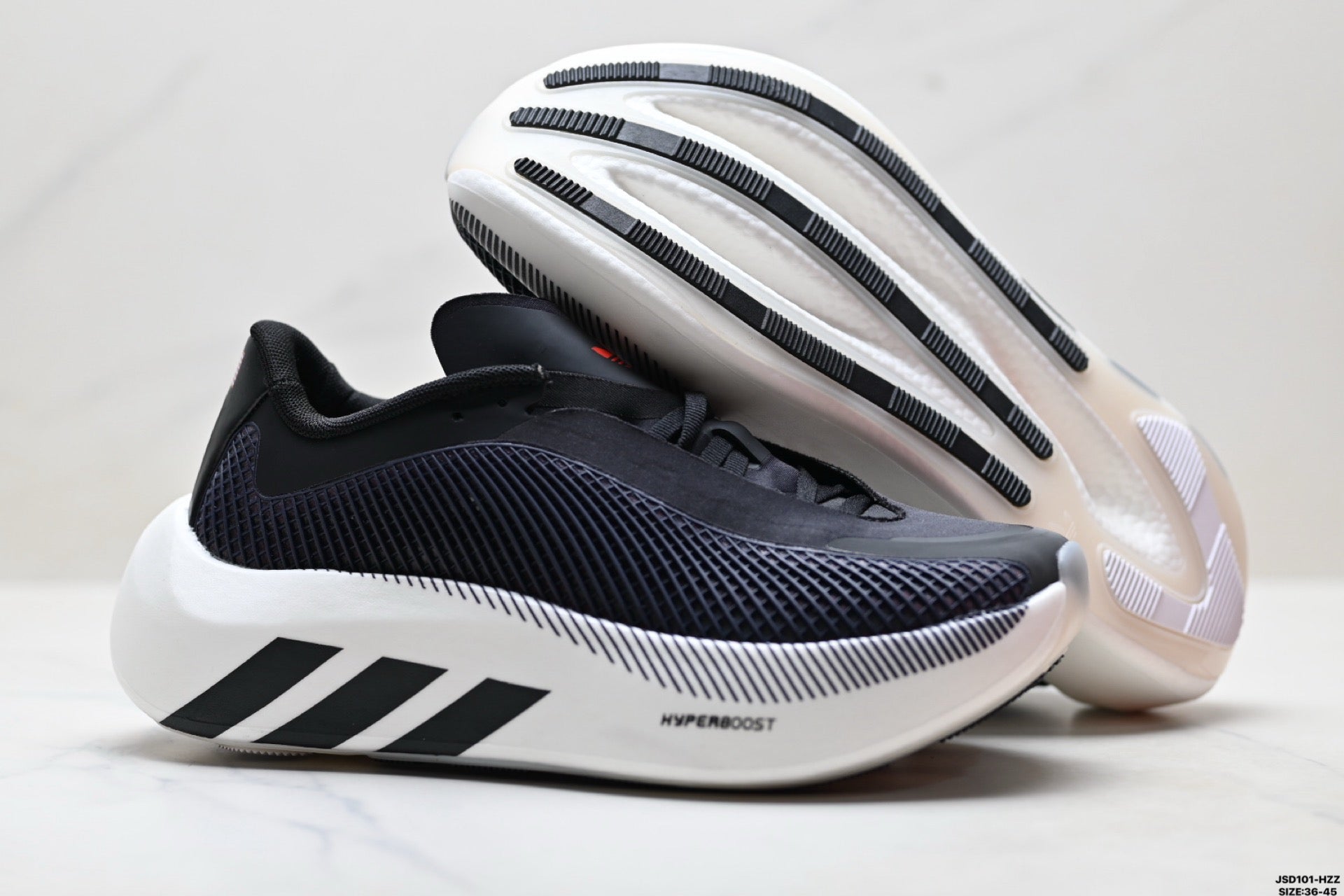 Adidas K81801850 Unisex Running Shoes - Black/Grey/Red - image 24