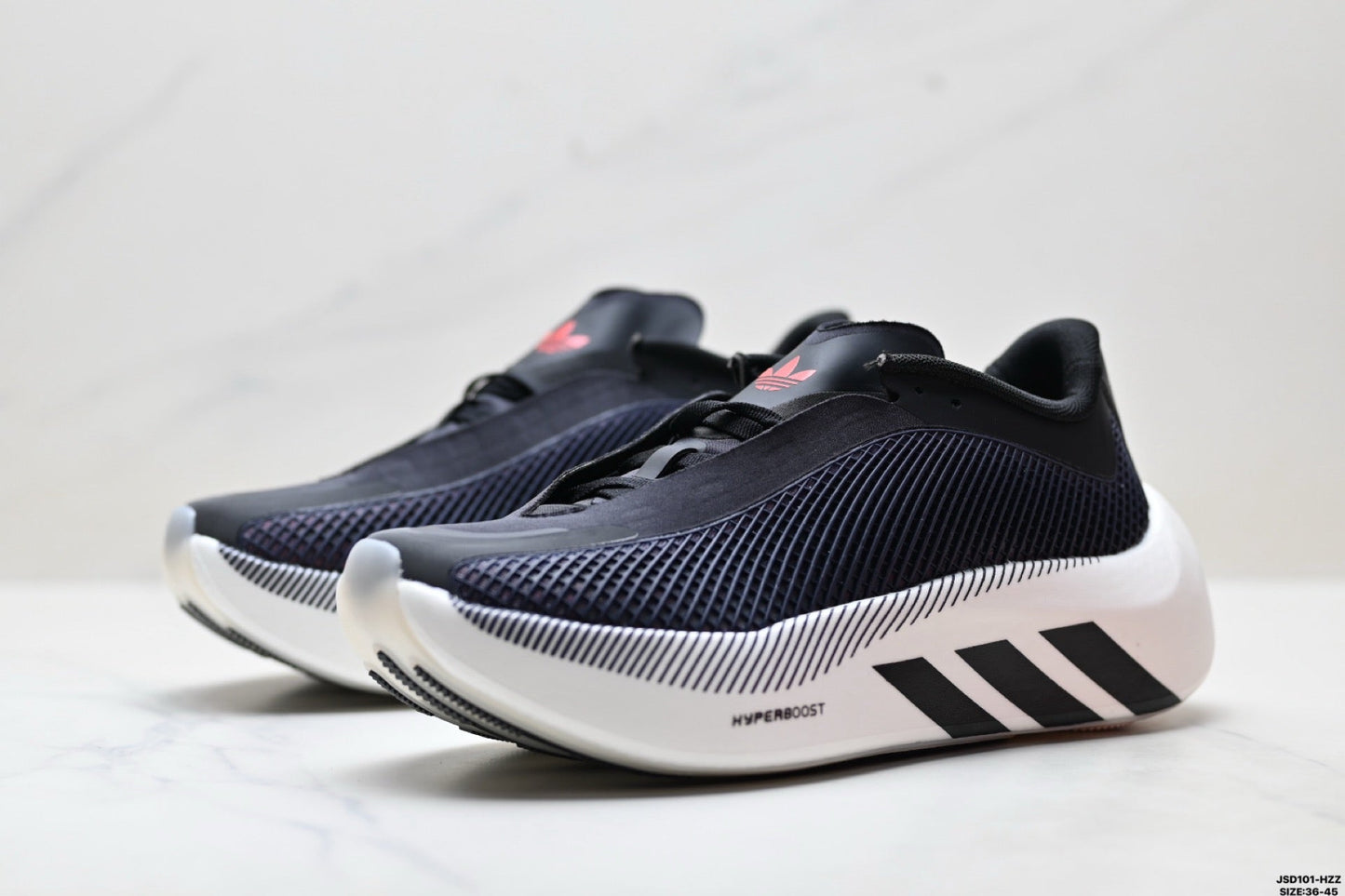 Adidas K81801850 Unisex Running Shoes - Black/Grey/Red - image 25