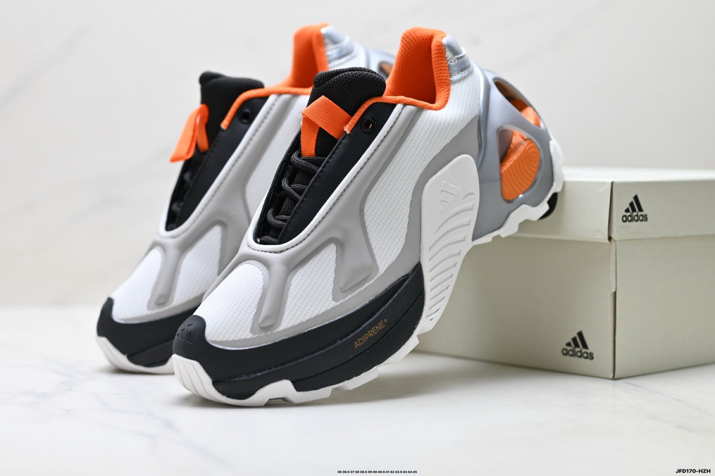 Adidas K81801650 Unisex Running Shoes #2 - Black/White/Orange