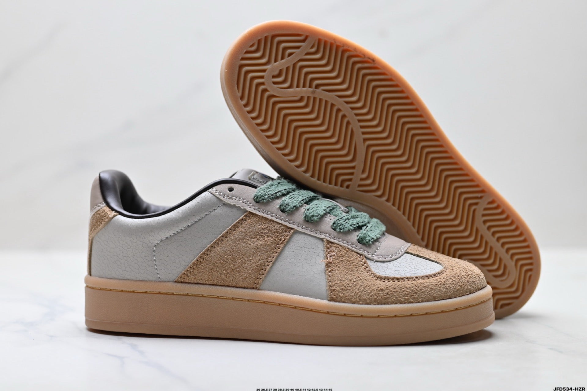 Adidas K81801650 Unisex Casual Sneakers - Tan/Mint - image 4