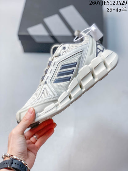 Adidas KK01550 Men's Running Shoes - White/Grey/Beige - image 8