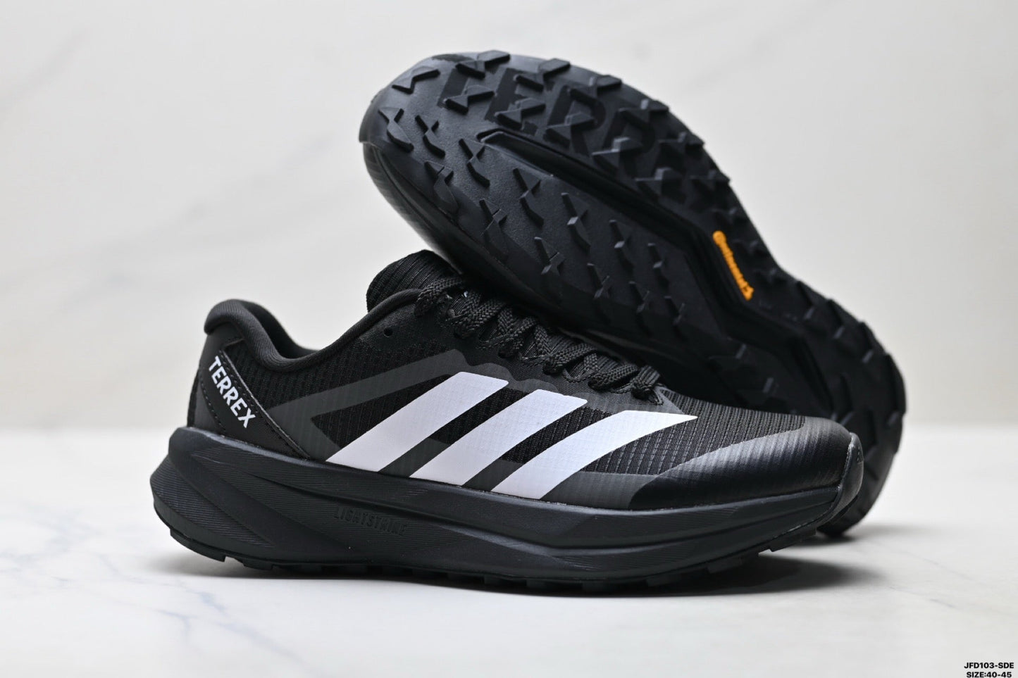 Adidas K81801650 Men's Running Shoes - Black/White - image 14