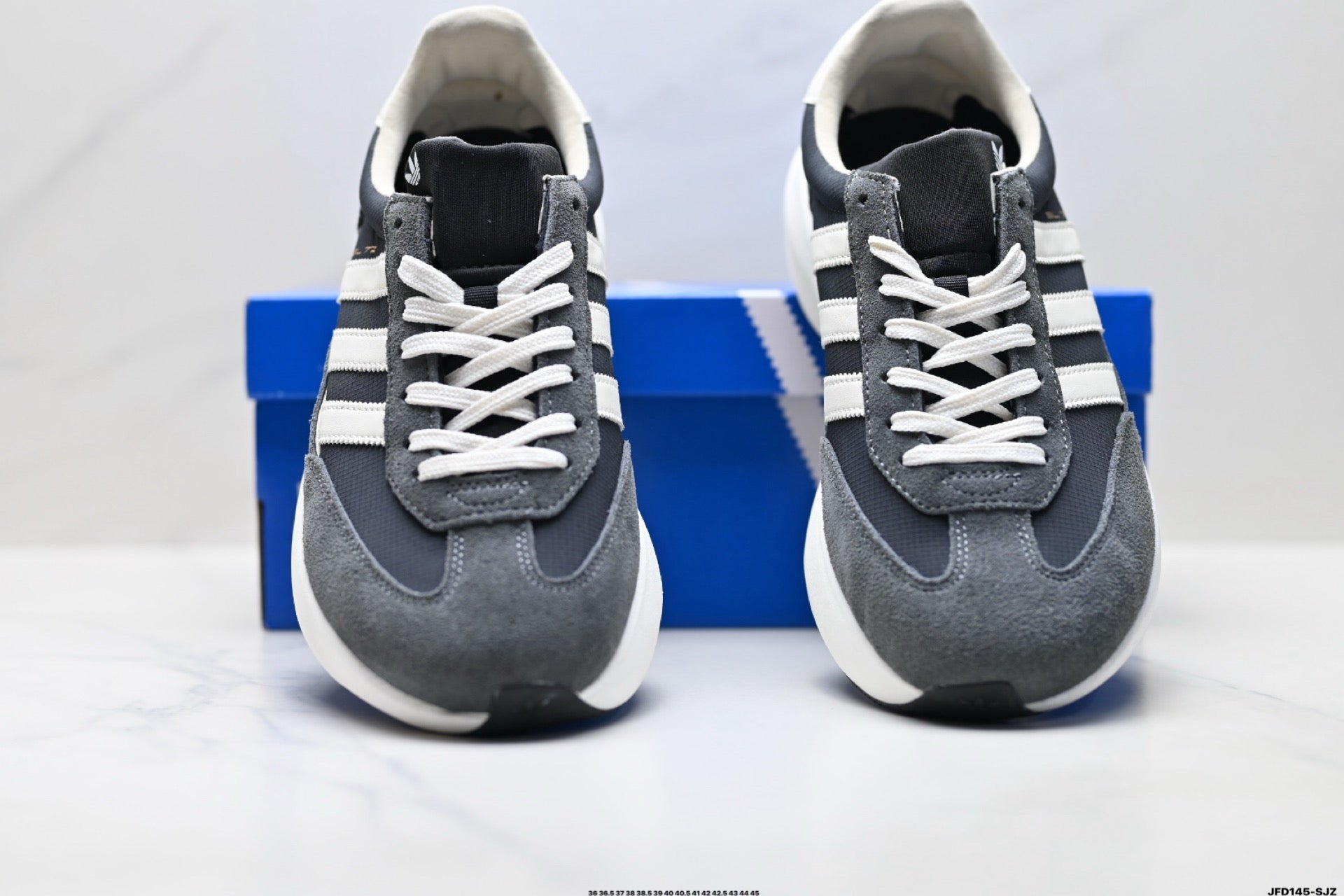 Adidas K81801650 Unisex Running Shoes - Grey/Black - image 2