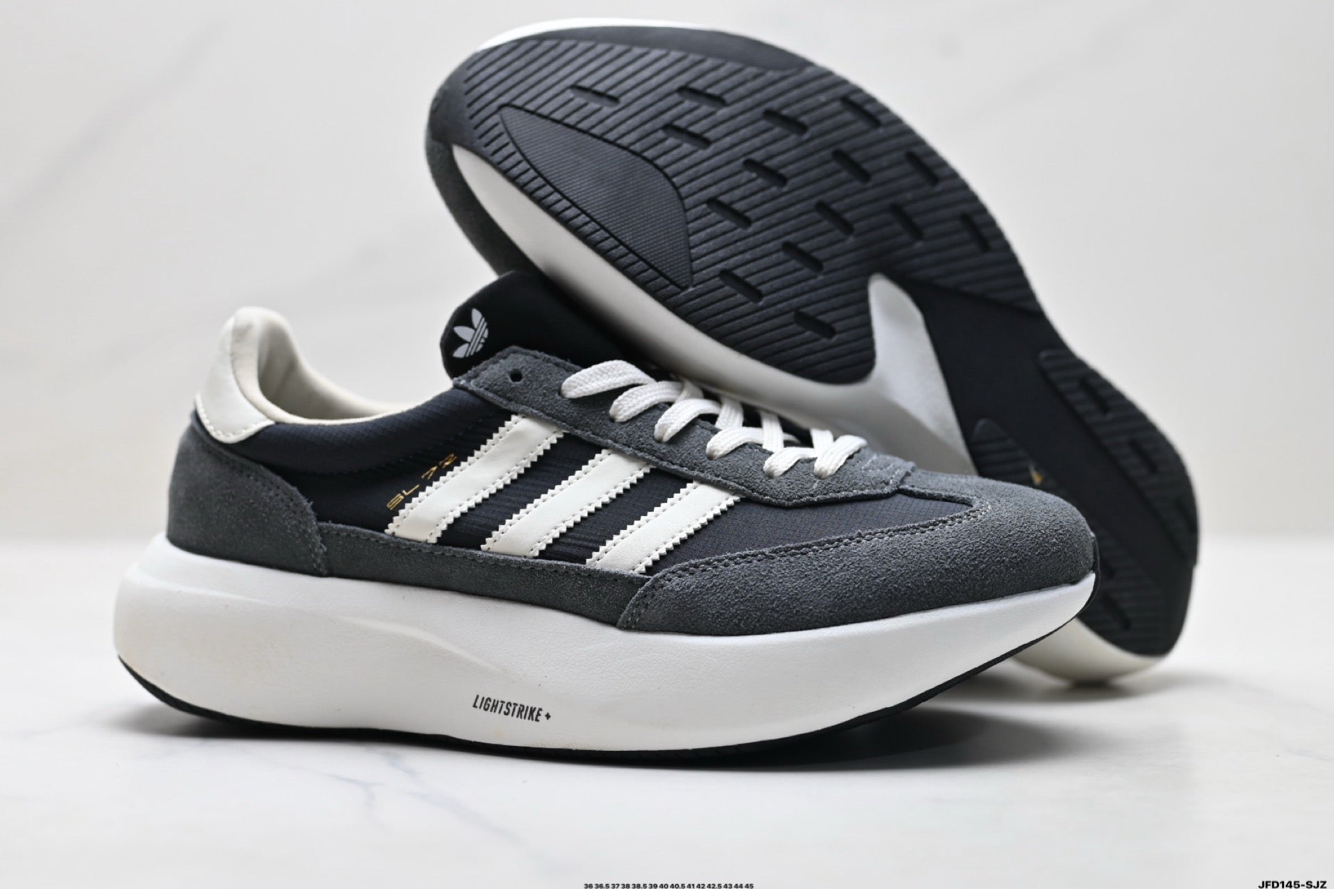 Adidas K81801650 Unisex Running Shoes - Grey/Black - image 4