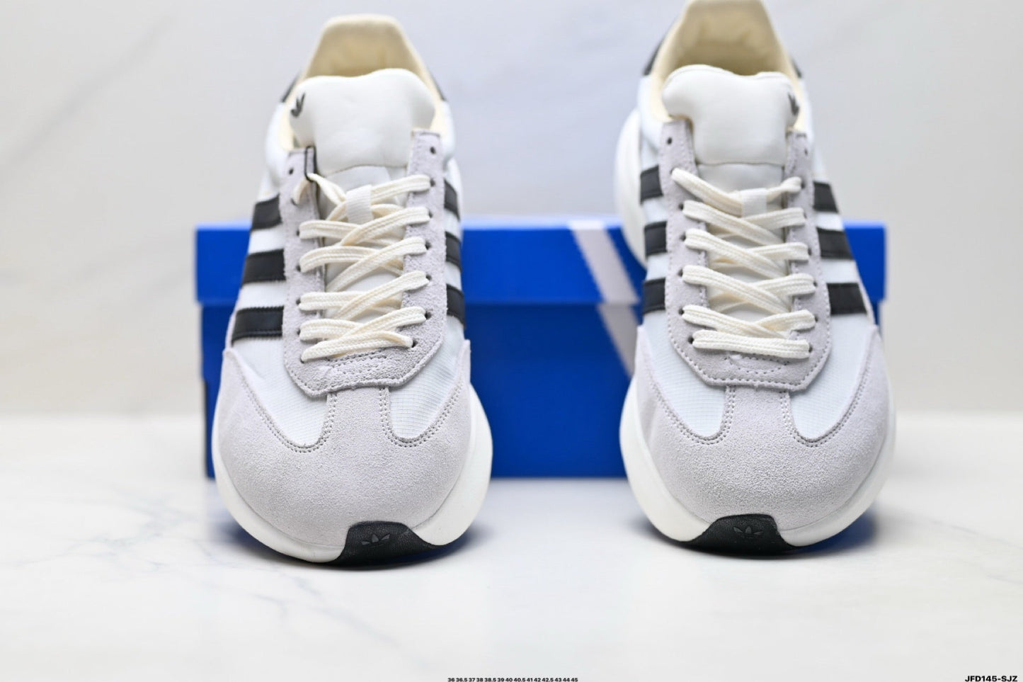 Adidas K81801650 Unisex Running Shoes - White/Grey - image 7