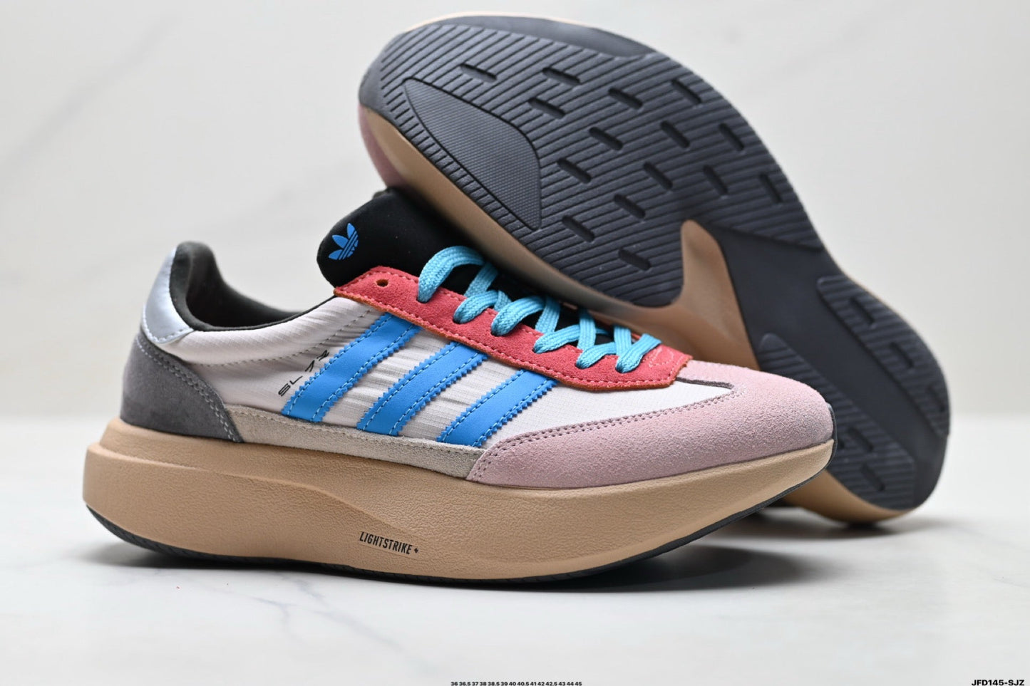 Adidas K81801650 Unisex Running Shoes - Pink/Blue - image 19