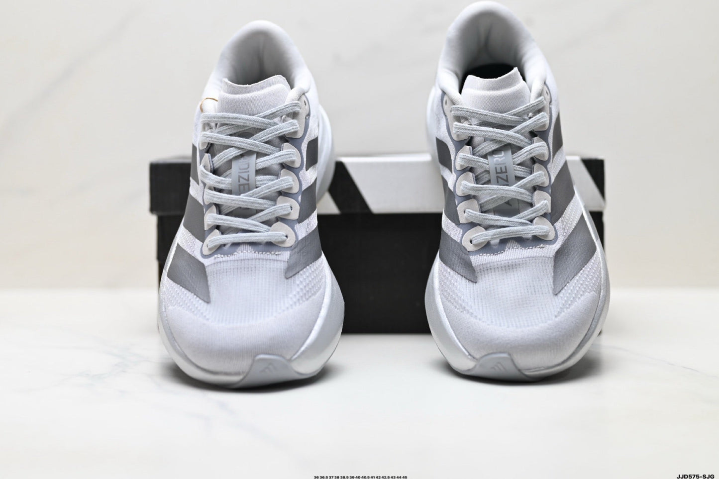 Adidas K81801450 Unisex Running Shoes - White/Grey - image 2