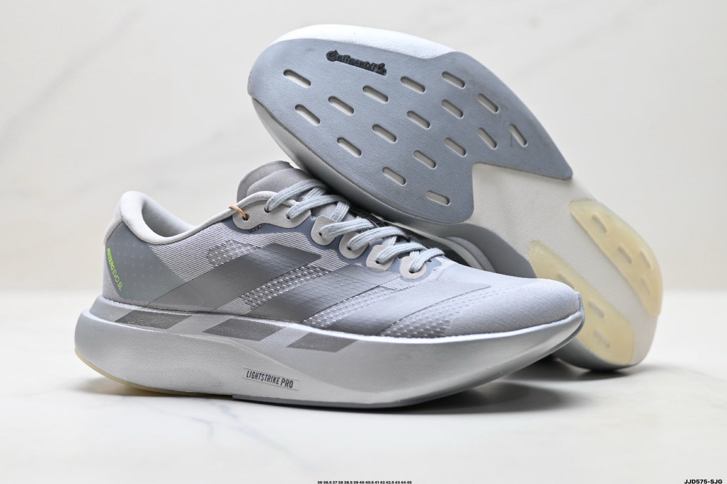 Adidas K81801450 Unisex Running Shoes - White/Grey - image 4