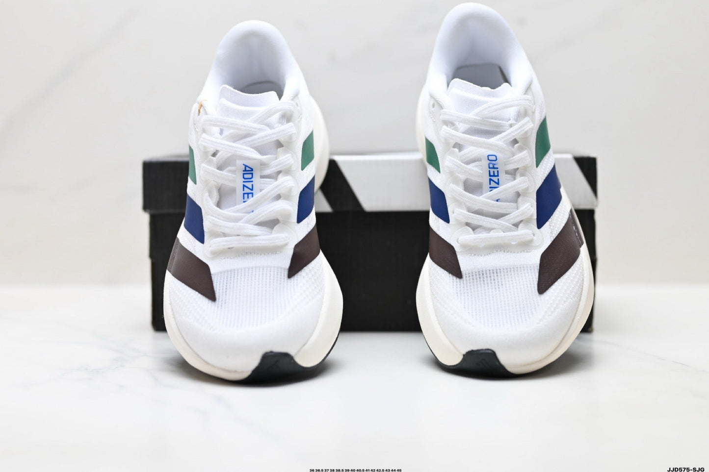 Adidas K81801450 Unisex Running Shoes - White/Black/Blue - image 7