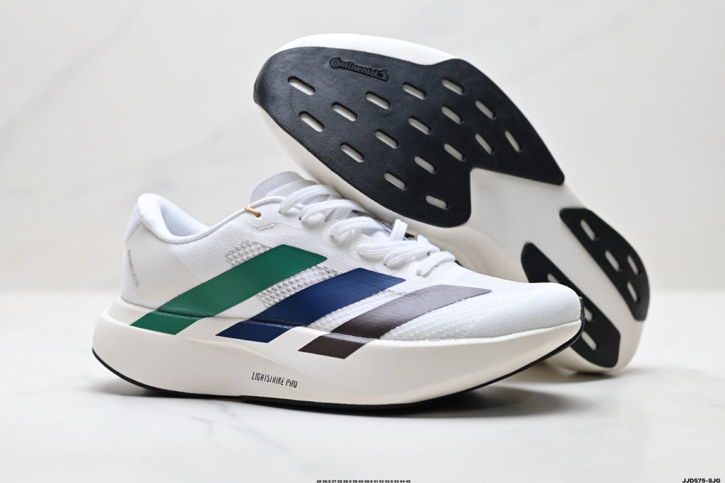 Adidas K81801450 Unisex Running Shoes - White/Black/Blue - image 9
