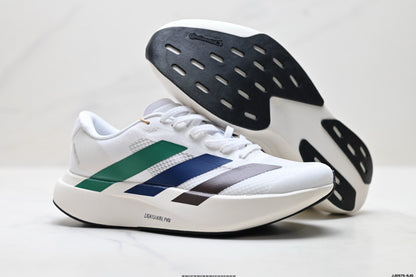 Adidas K81801450 Unisex Running Shoes - White/Black/Blue - image 9